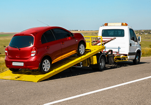 Car towing service by Al Ain Recovery Service